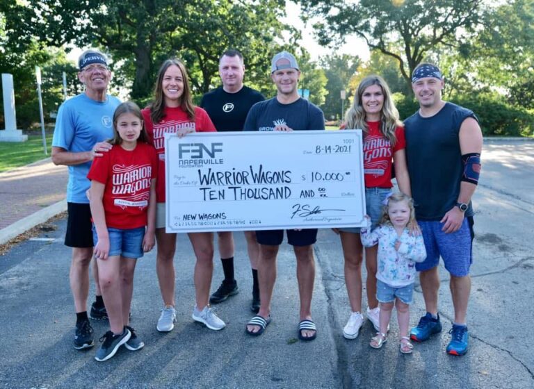 Read more about the article Big Time Check Presentation To Warrior Wagons
