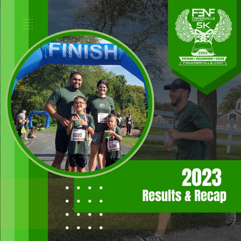 Read more about the article F3 Naperville Foundation 5K and Kids 1/2 Mile Race Recap – September 24, 2023