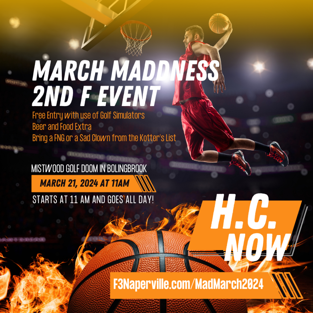 March Madness 2nd F Event on March 21 in Bolingbrook