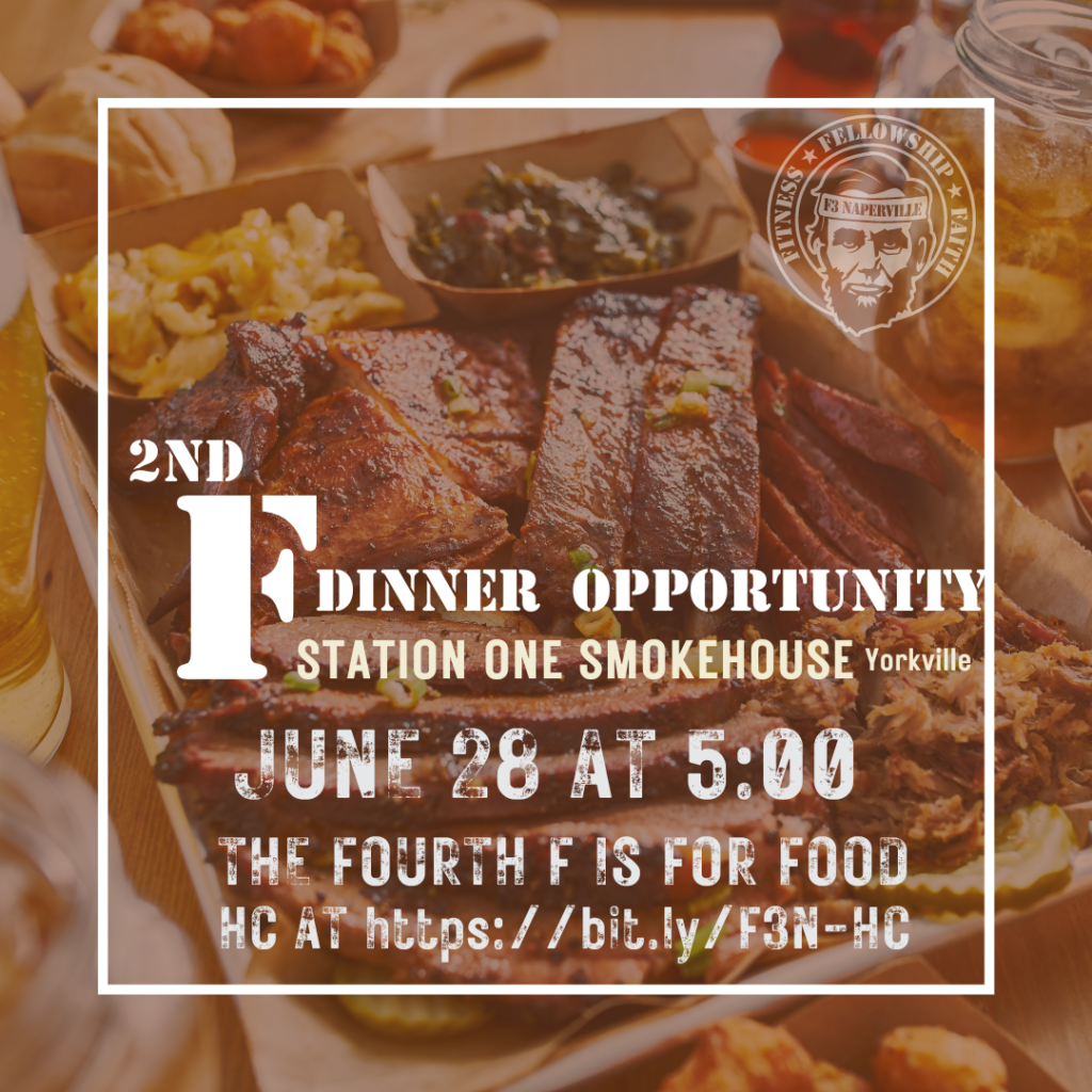 2nd F Dinner at Station One Smokehouse In Yorkville on June 28, 2024