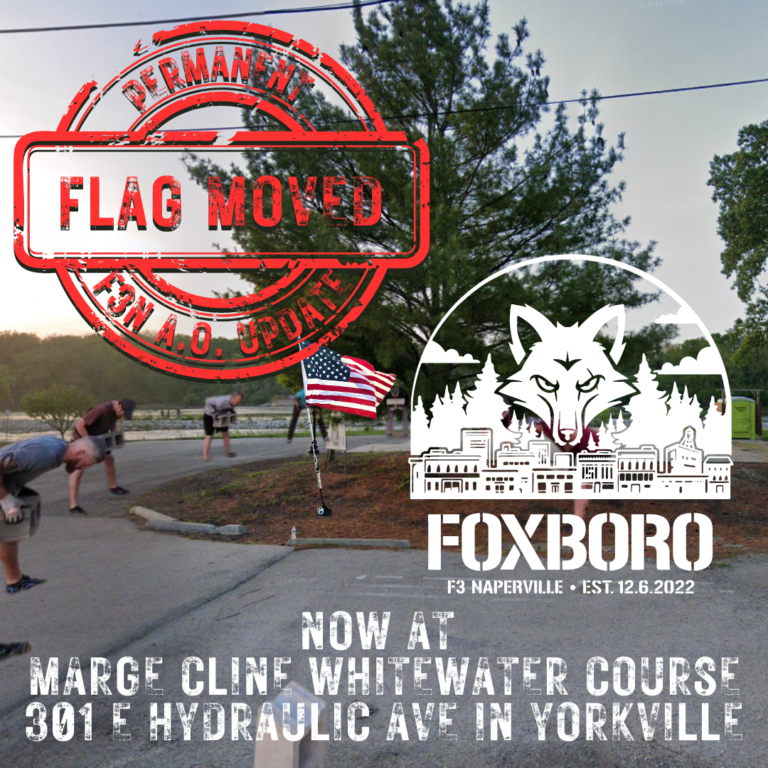 Read more about the article Flag Moved  – Foxboro Has A New Address