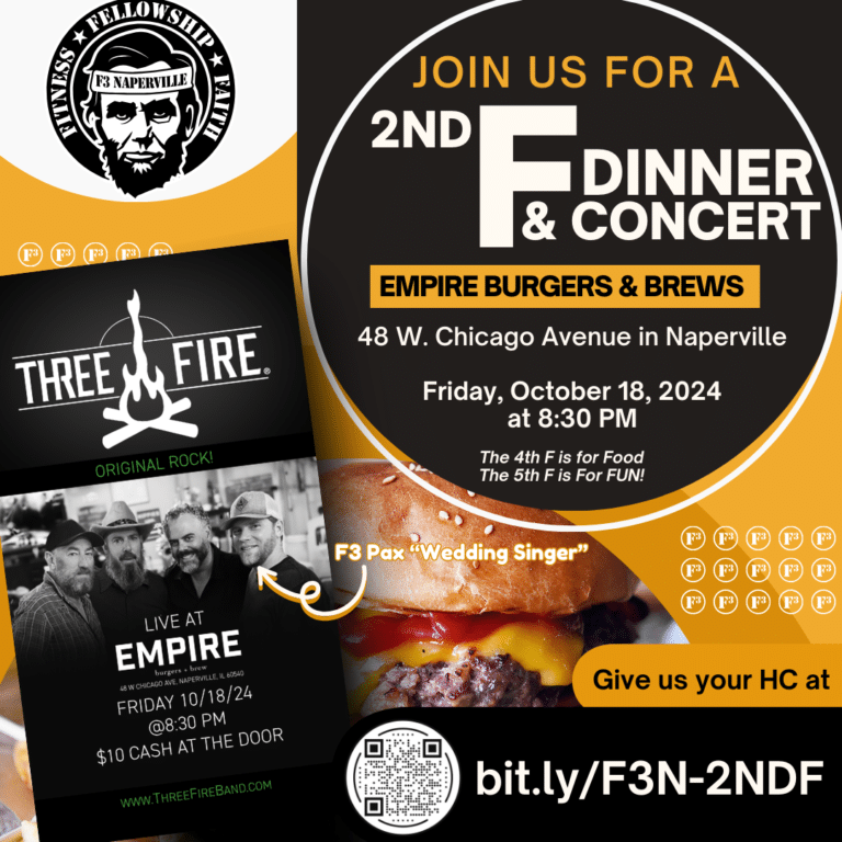 Read more about the article Second F Dinner and Music at Empire Burger and Brew on October 18, 2024