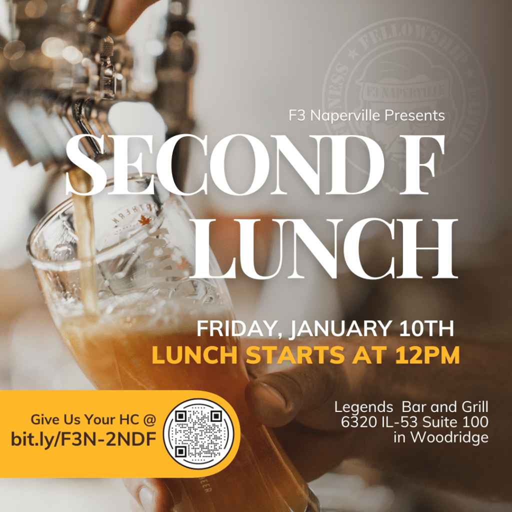 2nd F Lunch at Legends Bar and Grill on January 10, 2025