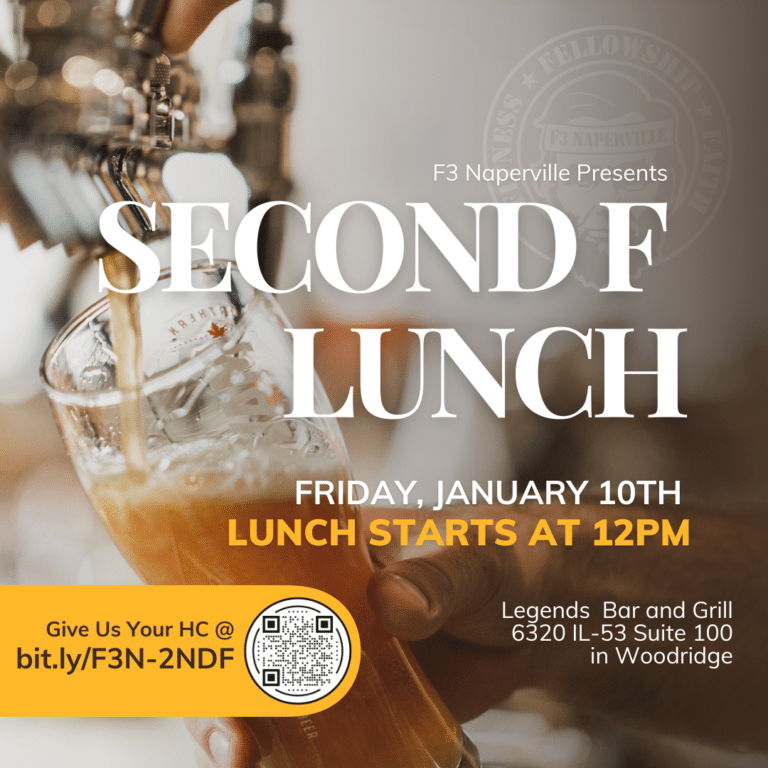 Read more about the article Second F Lunch at Legends Bar & Grill on January 10, 2025