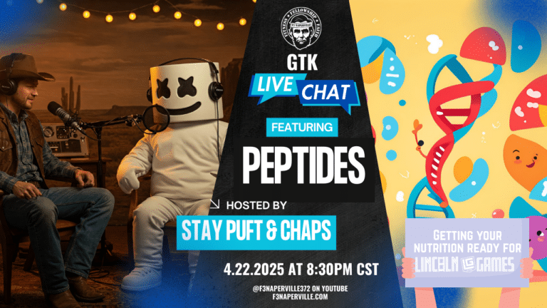 Read more about the article GTK Live Stream Chat With Peptides on April 22