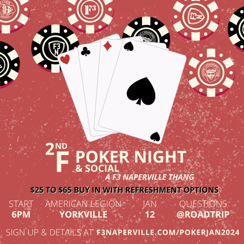 2nd F Poker Night on January 12, 2024